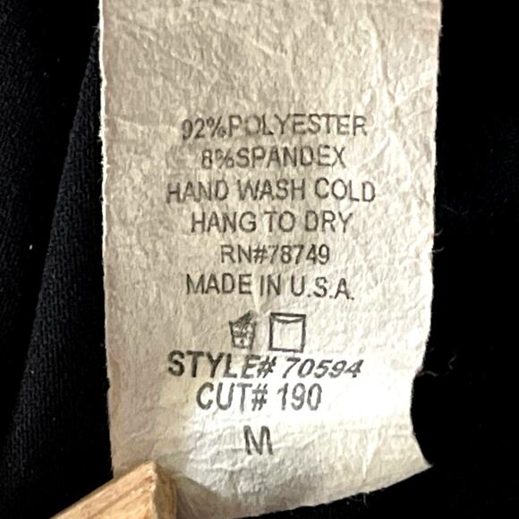 Vintage Wet Seal Faux Wrap Dress Womens Size M Black Strappy Asymmetric Midi - Picture 12 of 12